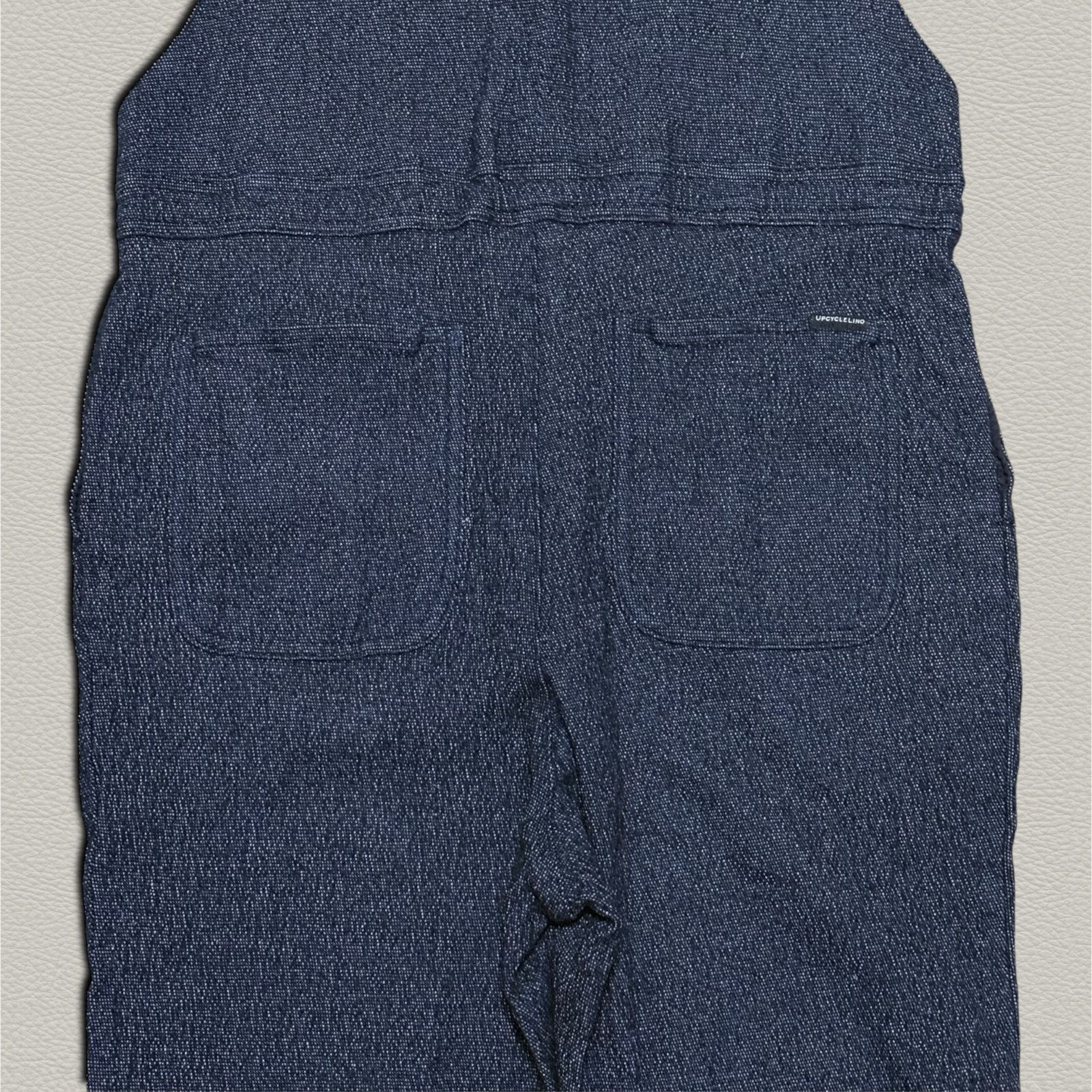 美品 22AW】nest Robe UPCYCLELINO ウール混デニムサロペット リネン