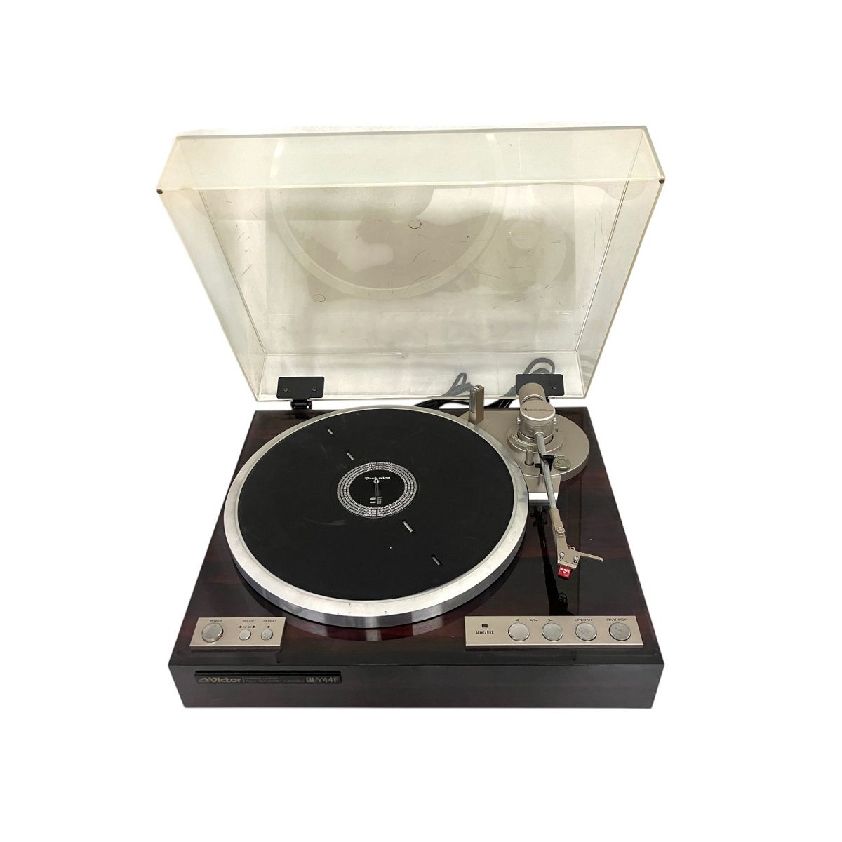 Victor QL-Y44F ターンテーブル カートリッジ MC-100II EB レコード プレーヤー 音響機器 オーディオ ビクター T9980948
