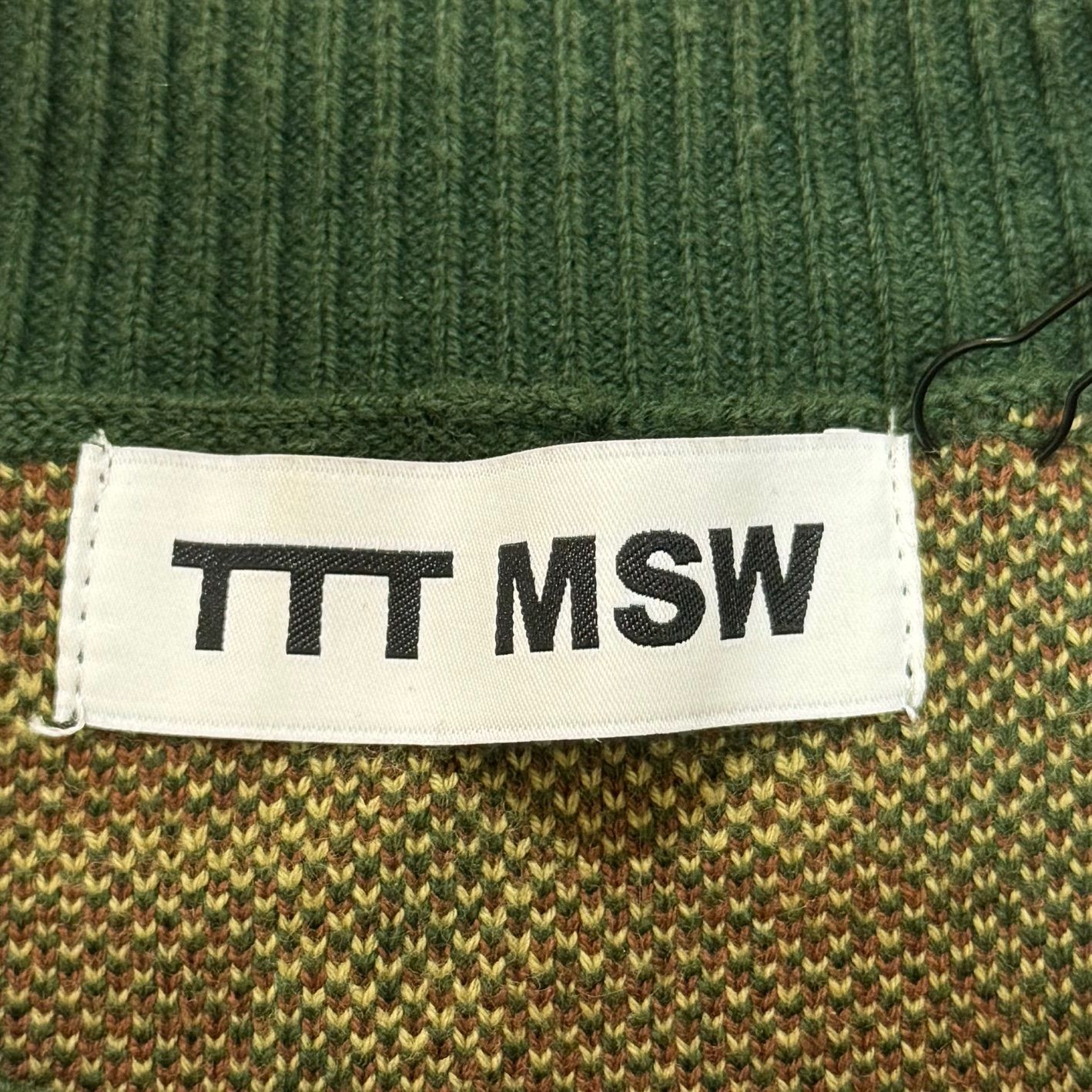 TTT MSW 23SS Flower Camo Knit Vest ベストメンズ