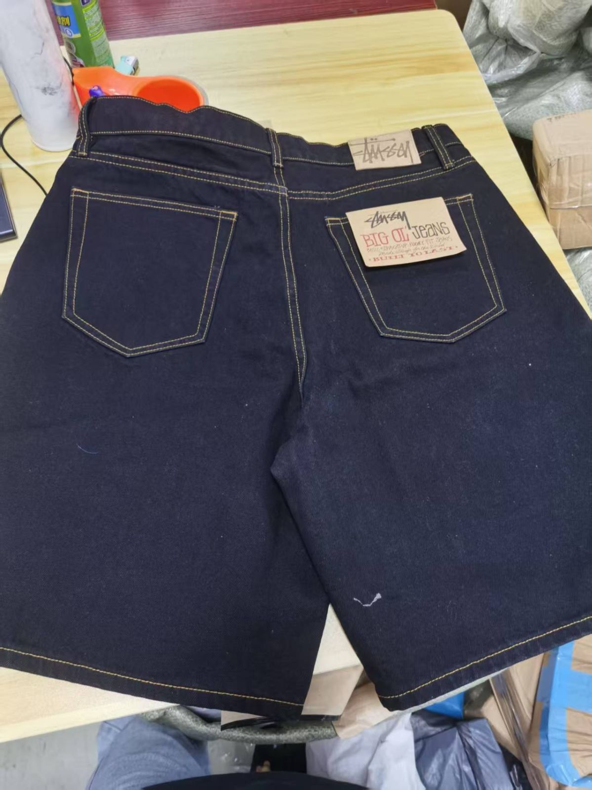 パンツ Stussy 24SS Raw Denim Big Ol Shorts Big Ol' Short Denim – Rinsed Indigo | Bottoms | Stüssy