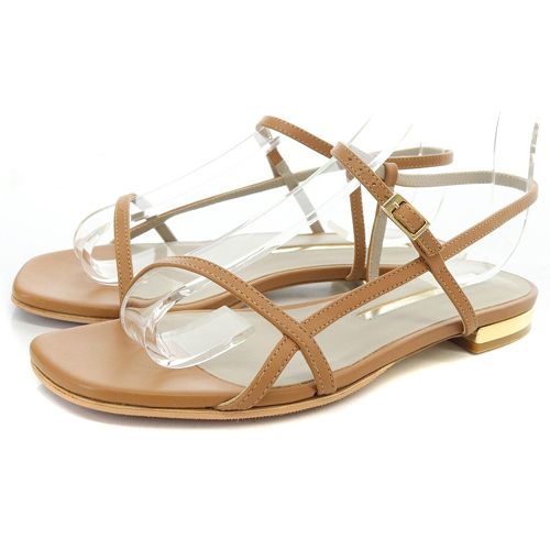 ブレンタ BRENTA Noble別注 ストラップ フラットサンダル レザー