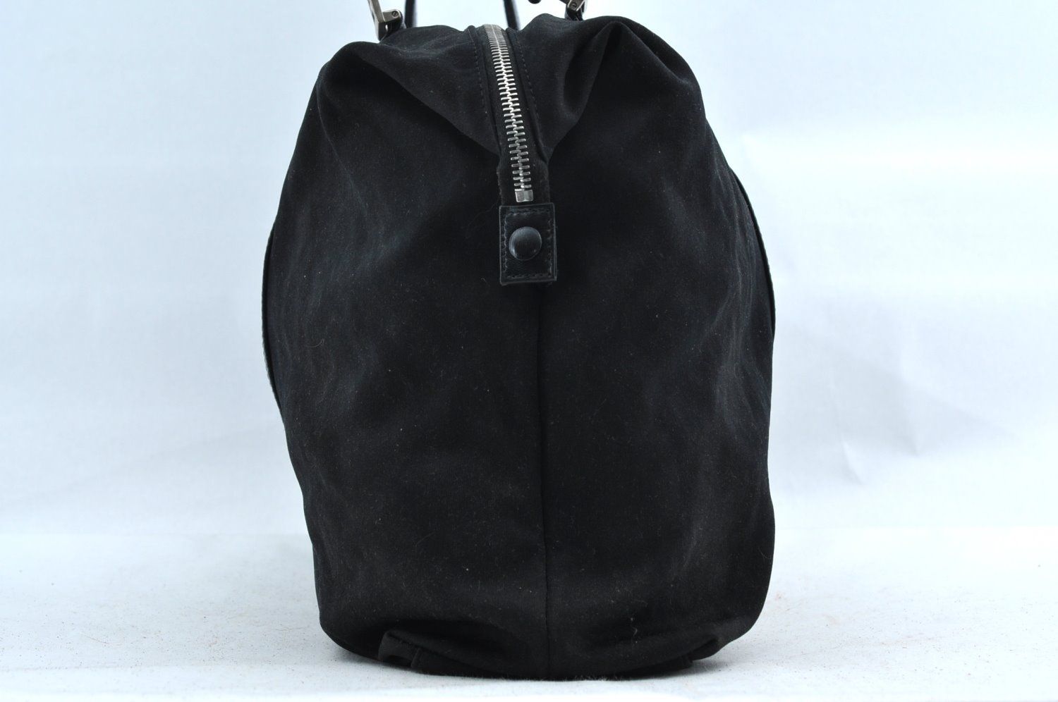 良品◎FENDI フェンディ マンマバケット ジャージー 黒 ブラック フェンディ マンマバケット ハンドバッグ ワンショルダーバッグ