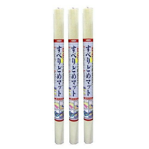 アサヒペン すべりどめマット ９０Ｘ１２５ ＬＦ８−９０Ｃホワイト 3本セット