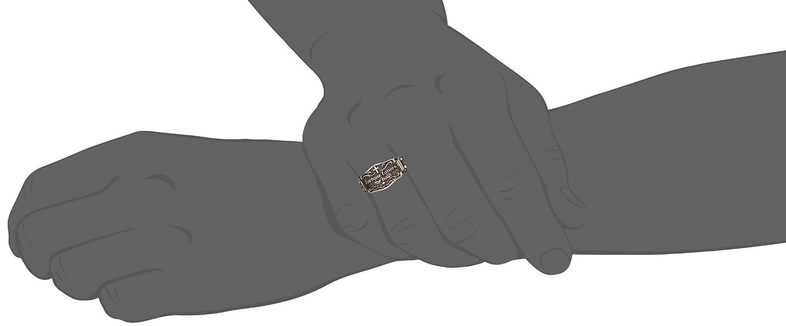 在庫セール MONROE メッセージリング Dr シルバー925 FC-223-SV-19 ドクターモンロー 日本サイズ19号