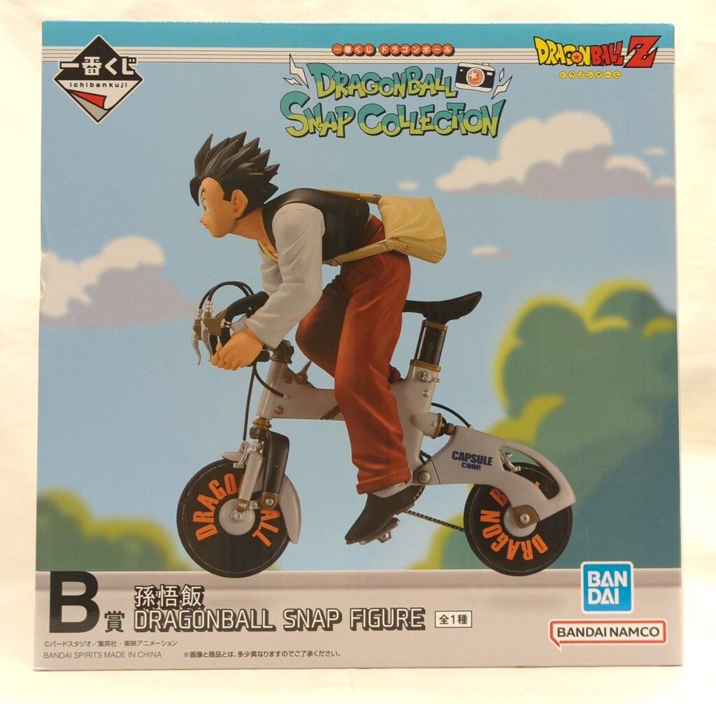 BANDAI SPIRITS 一番くじ ドラゴンボール DRAGONBALL SNAP COLLECTION B賞 孫悟飯 DRAGONBALL SNAP FIGURE