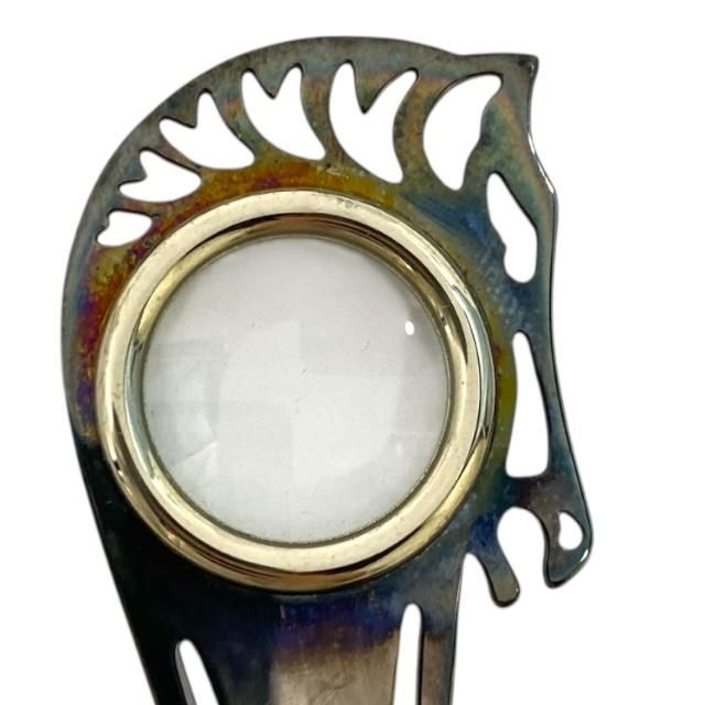 HERMES エルメス シュバル ルーペ 拡大鏡 ブックマーカー 馬 ホース