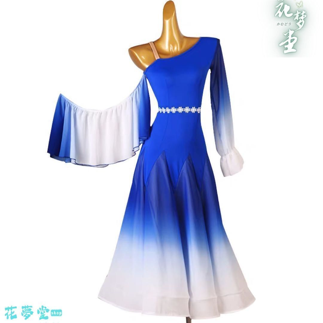 25年 社交ダンス衣装 ダンスドレス ダンスウェア ダンス ドレス 撮影会 舞台 イベント 原野空間-67