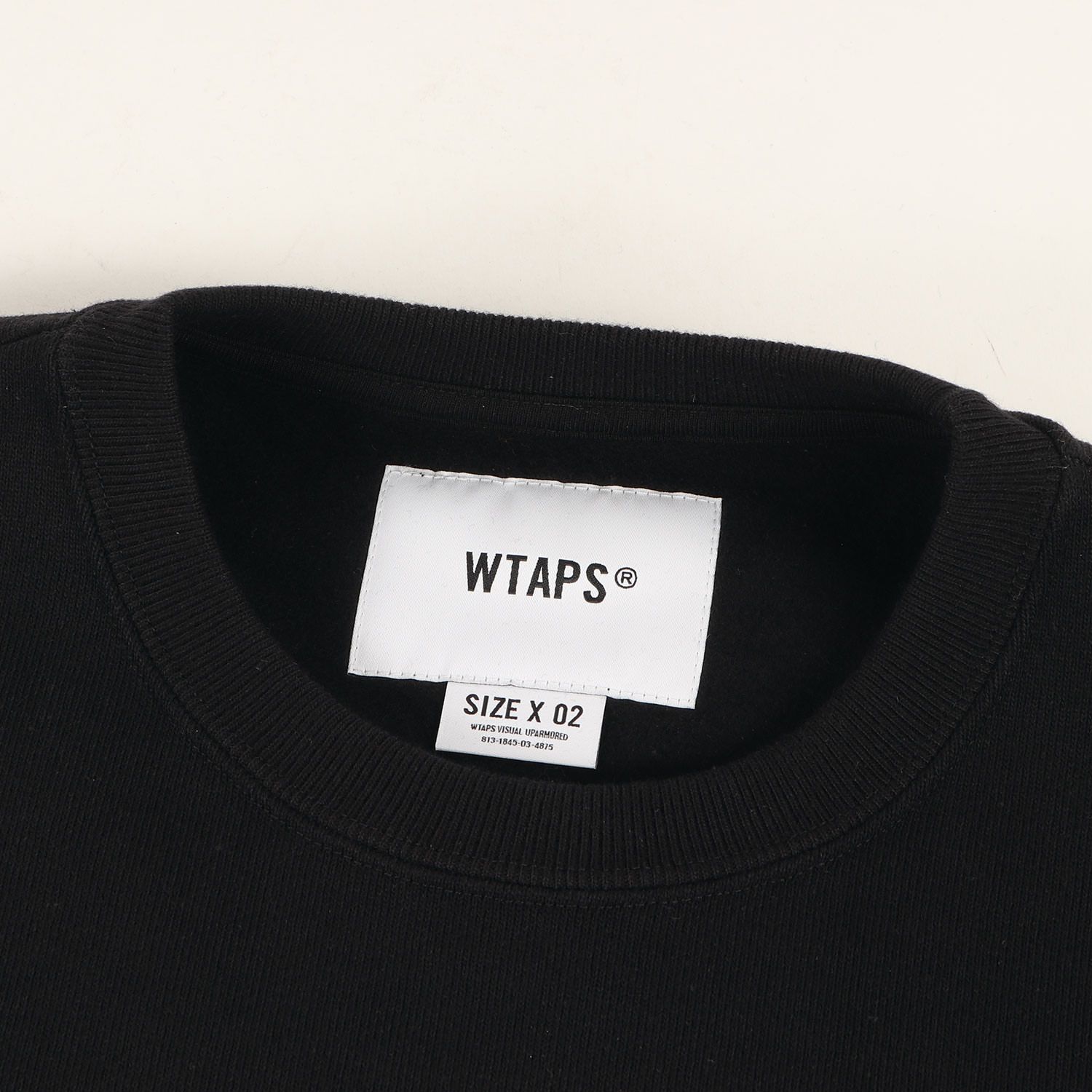新品 WTAPS 希少！ ロゴはアップリケ刺繍 241ATDT-CSMO1 WTAPS Cut&Sewn SIGN / SS / COTTON. TSSC