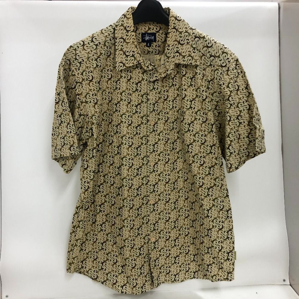 old stussy 90s 半袖シャツ usa製 極美品 90s オールドステューシー old stussy USA製 半袖シャツ