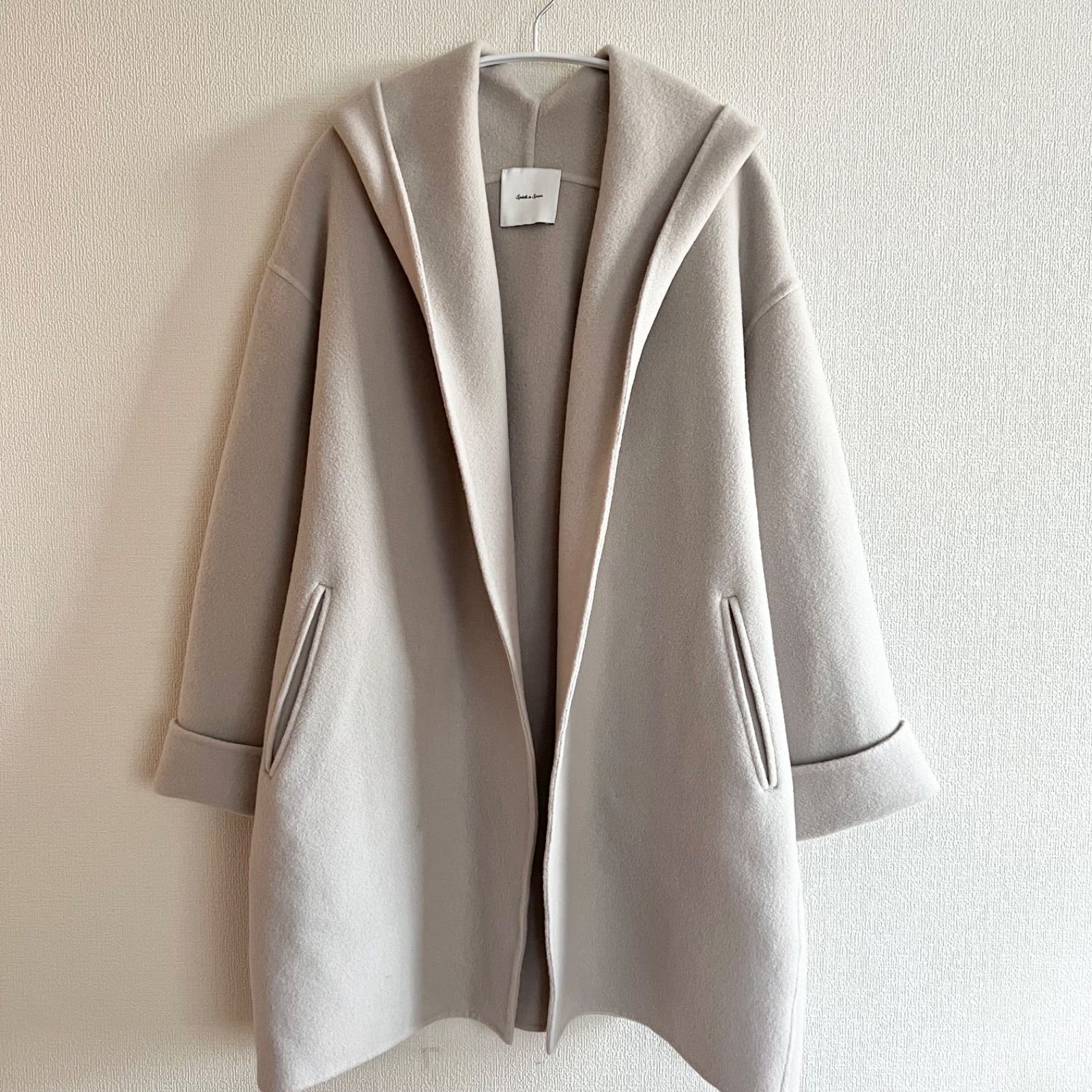Spick&Span ダブルモッサリバーフーディーコート Spick & Span（スピックアンドスパン）の「ダブルモッサリバー