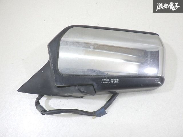 【ストア出品！】トヨタ 純正 GS121 クラウン ドアミラー サイドミラー 片側のみ TR8502 メッキ 黒素地 7ピン 棚7-2