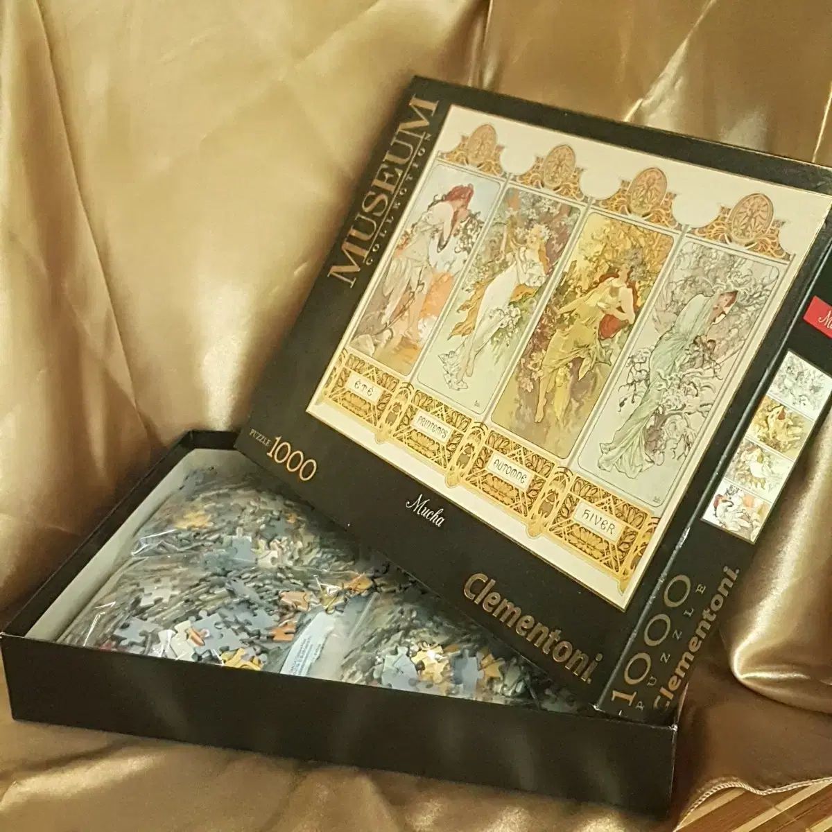 アルフォンス ミュシャ 四季 アールヌーヴォー ジグソーパズル