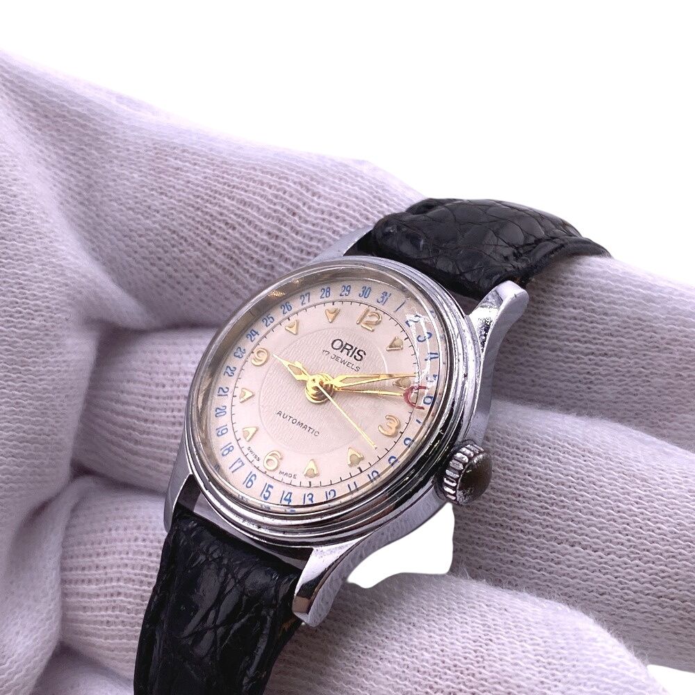 ORIS オリス ポインターデイト 裏スケルトン ◇ 腕時計 自動巻き 