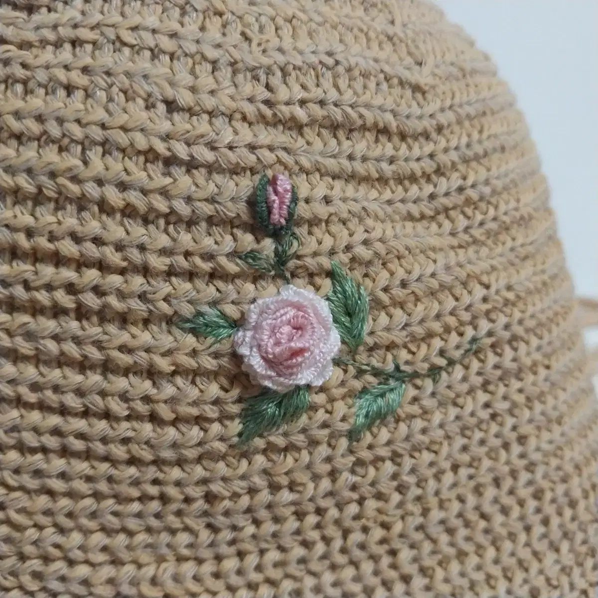 フレンチ刺繍 帽子