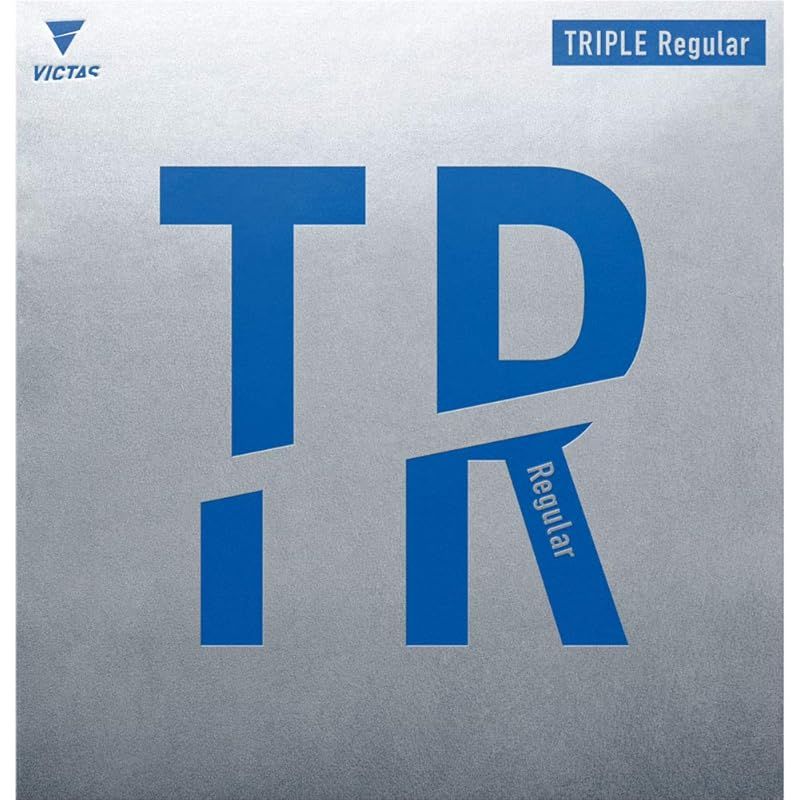 ヴィクタス(VICTAS) 卓球 ラバー TRIPLE Regular トリプルレギュラー 裏ソフト 強粘着 レッド(0040) 1.8 1