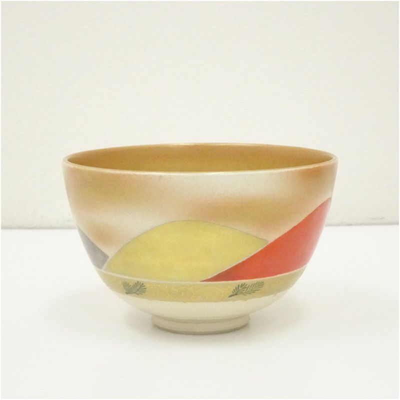 陶芸家　杉田祥平　清閑寺窯　色絵酉絵　茶碗　茶盌　抹茶碗　鳥　共箱 未使用 清閑寺窯 杉田祥平造 京焼 色絵鶏画 茶碗 茶道具 抹茶