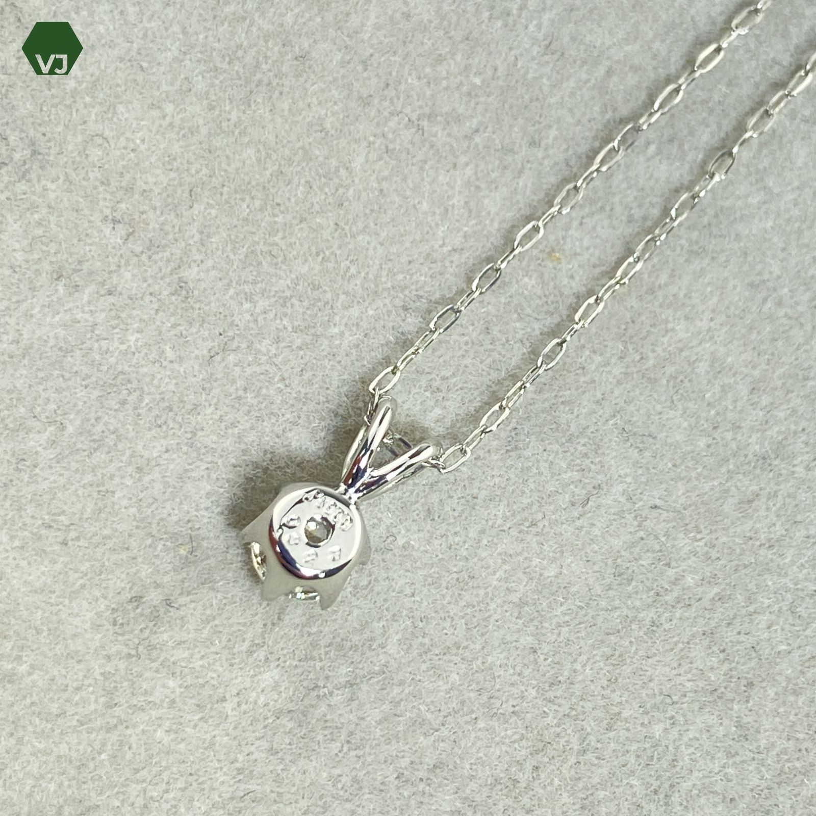 30-10】一粒 ダイヤモンド ネックレス D0.323ct【中古】【PT900/850  