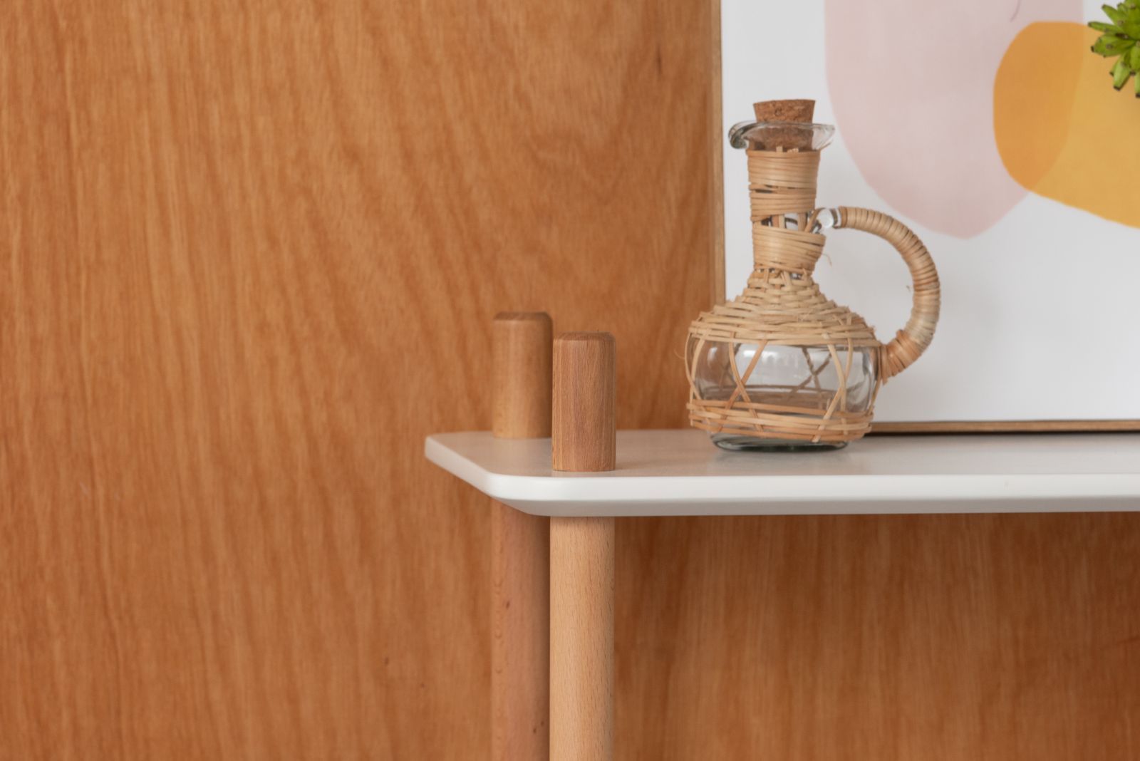 本州 3段ラック ラック オープンタイプ 3段 ホワイト ナチュラル シンプル W80×D30×H85.5 MARWIL-DEMENAGEMENTS_CH