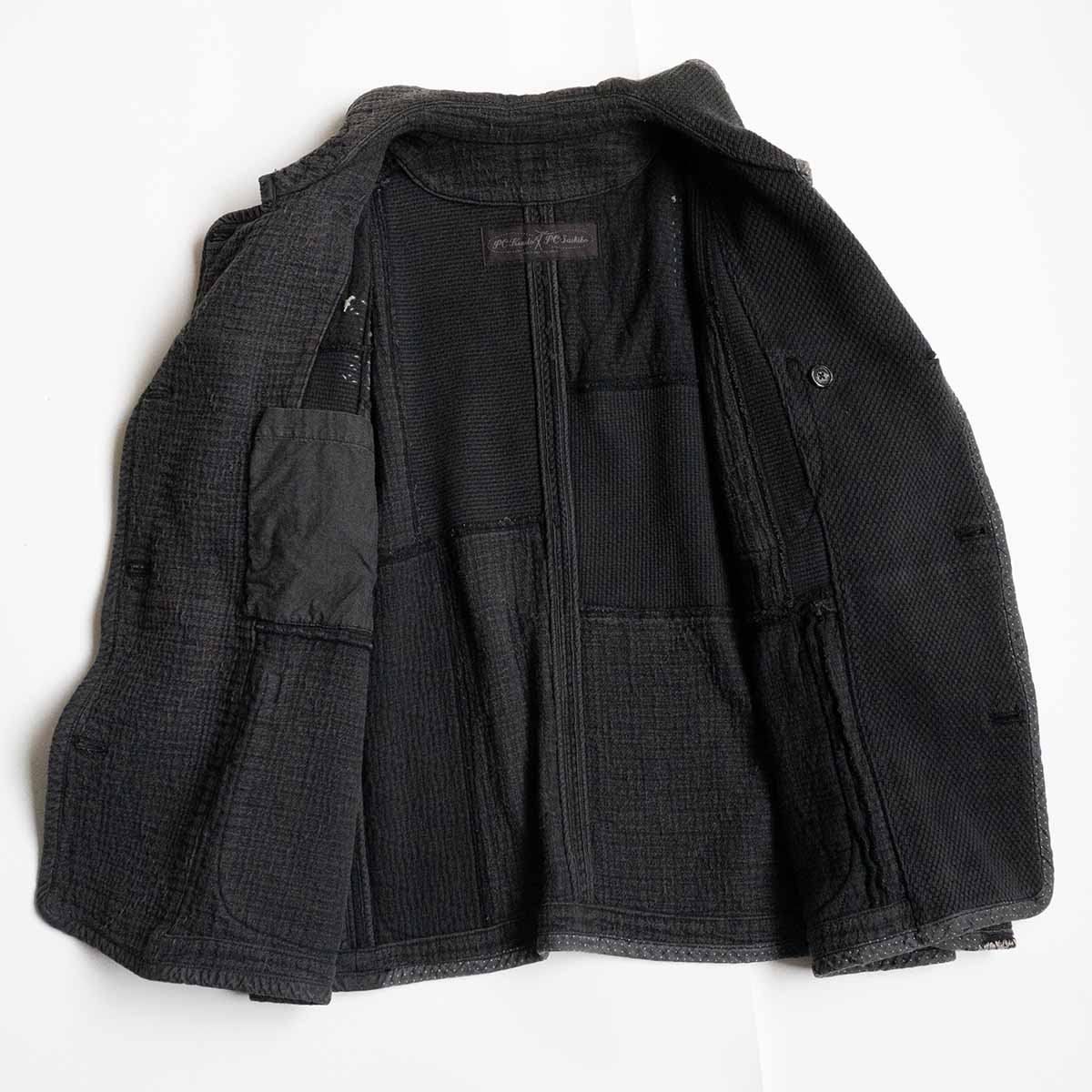 美品】PORTER CLASSIC【KENDO SASHIKO SHORT PEA COAT】XL 剣道