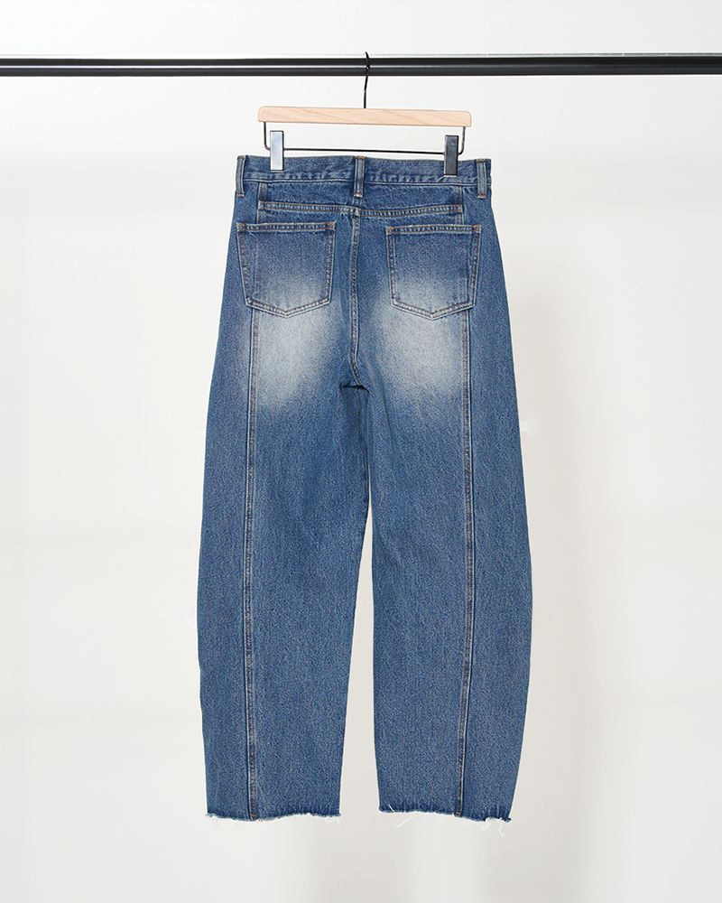新品タグ付　YENN KNEE TUCK DENIM PT　40 2025ss YENN】KNEE TUCK DENIM PT＿250502007955 | EGAMI O