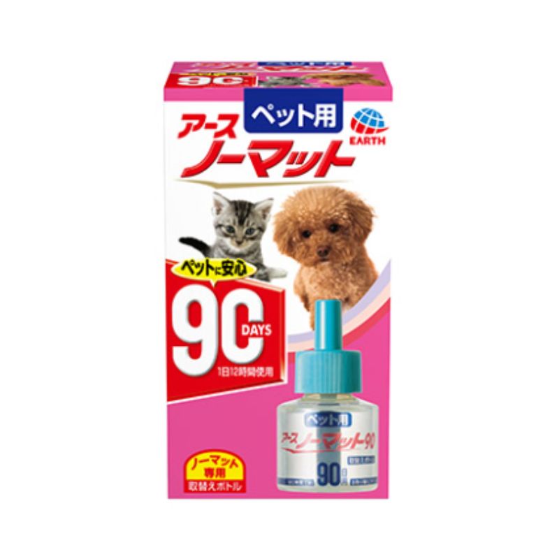 送料無料 アース ペット ペット用アースノーマット 90日用取替えボトル 45ml×30個セット アースペット 虫ケア用品 蚊 蚊よけ ペット用アースノーマット 日本製 防虫 殺虫 虫除け 虫よけ ペット用虫よけグッズ