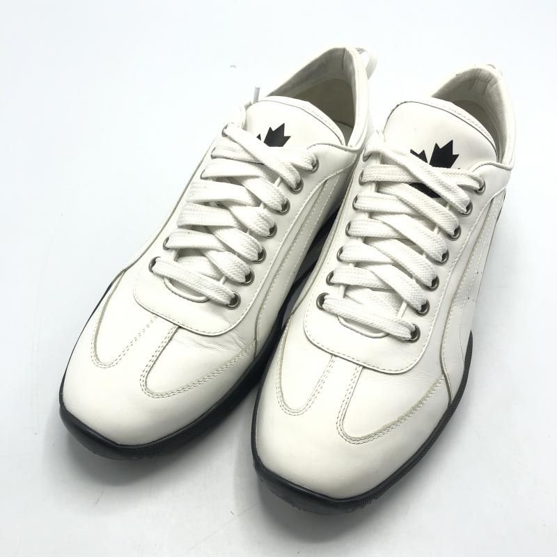中古】DSQUARED2 Legend Sneakers White スニーカー 41 1/2 ホワイト  