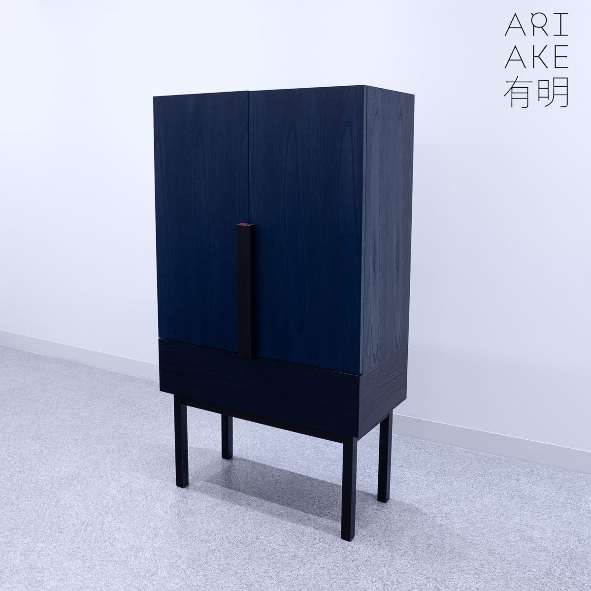 【展示品】ARIAKE アリアケ Aizome Cabinet アイゾメ キャビネット シェルフ 収納 木製 藍染 ゾエ・モワット 定価25万