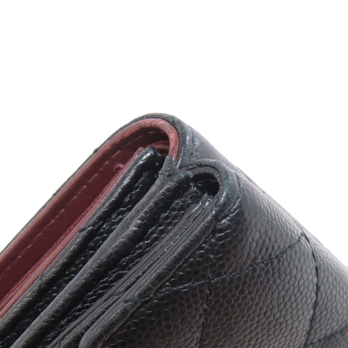 ゴールド金具 二つ折り財布