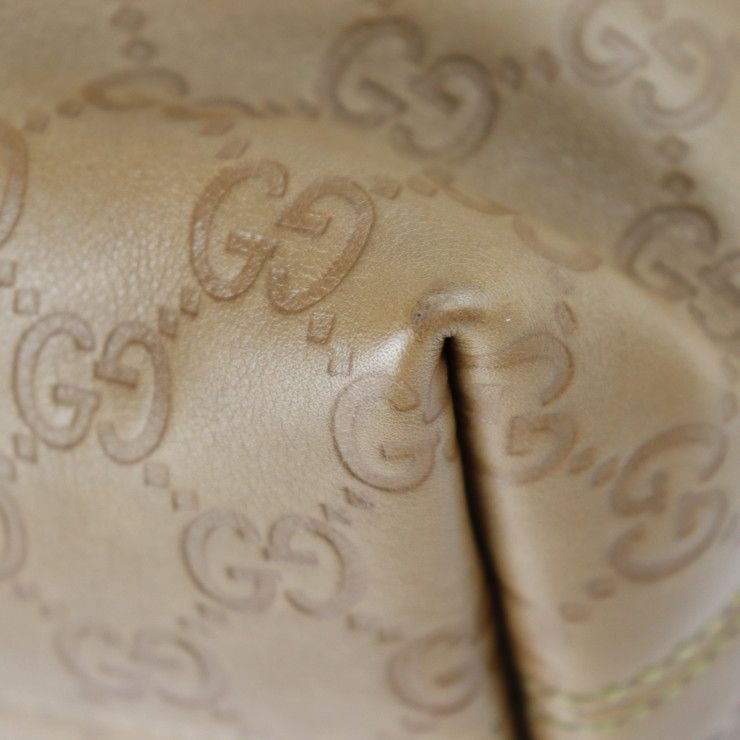 GUCCI グッチ ハンドバッグ 232961 レザー ブラウン系 シルバー金具
