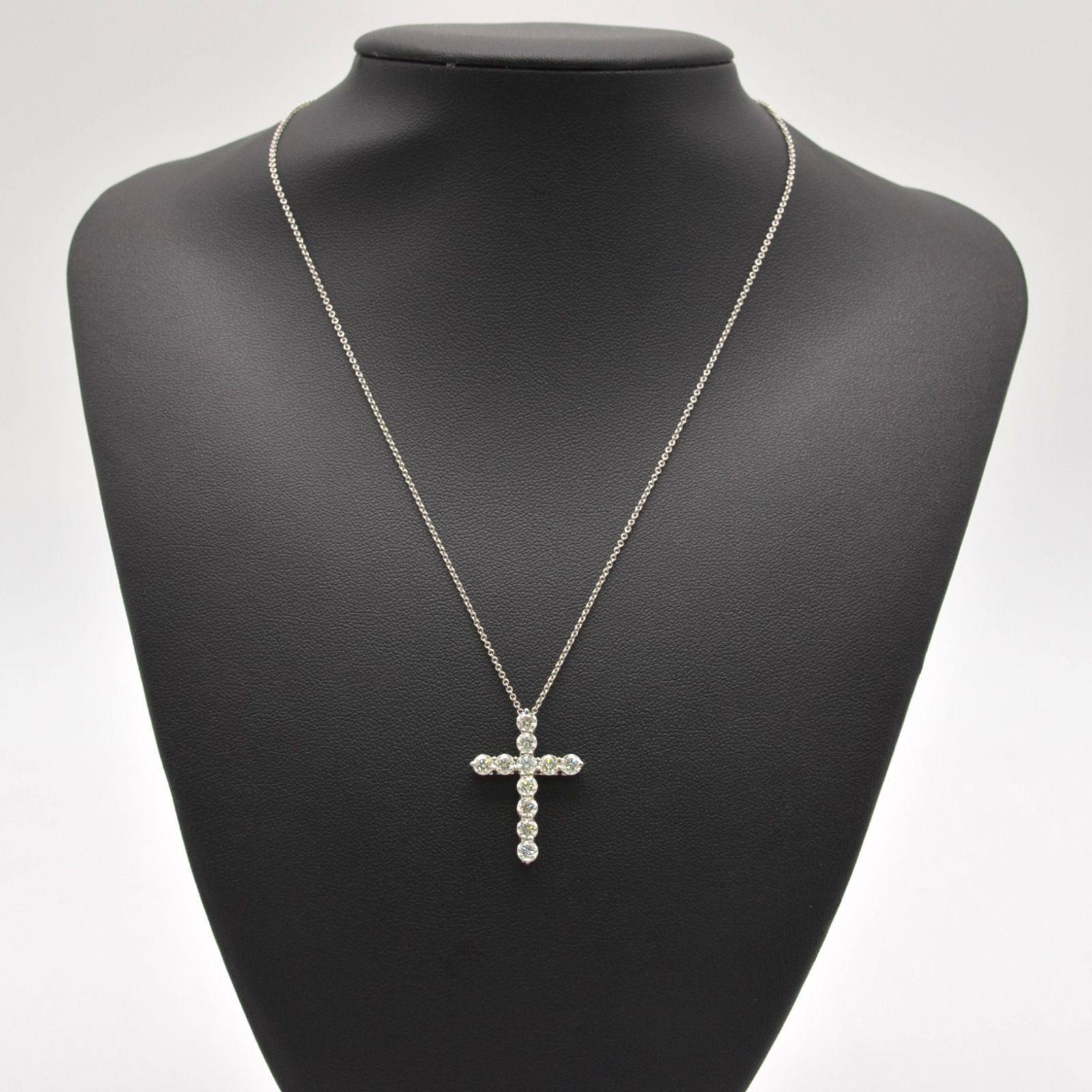 TIFFANY&Co. ティファニー ラージクロス ペンダント Pt950 約5.8