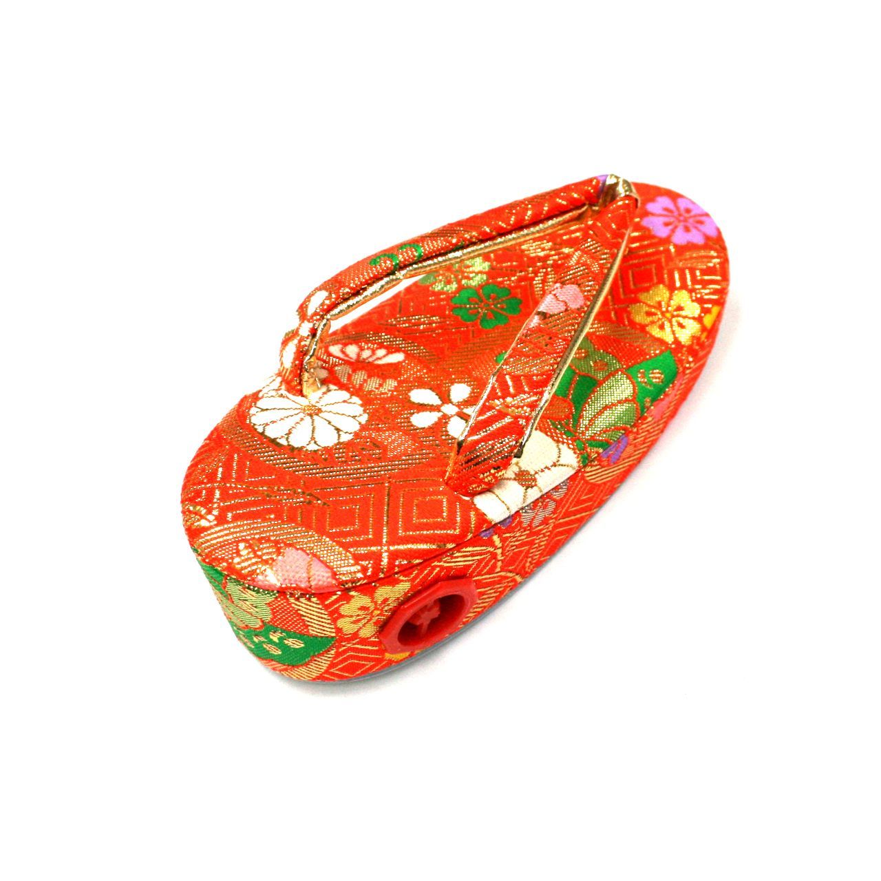 新品 七五三 草履 巾着 セット 16.5cm 朱赤 子供 ぞうりバッグ