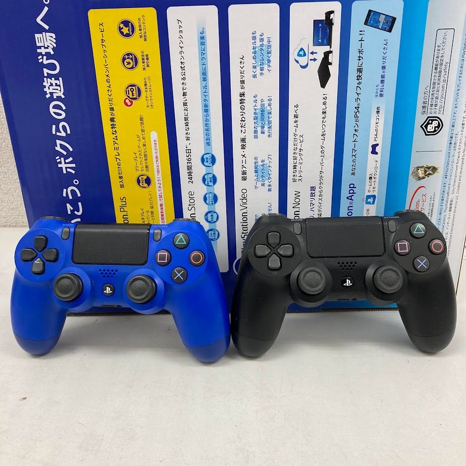 PlayStation 4 CUH-2100A 本体とコントローラー2個 本体 PlayStation 