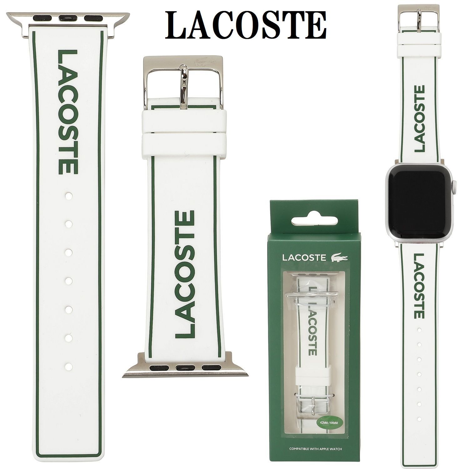 ラコステ LACOSTE 2050041 42mm 44mm 45mm ケース対応 アップル