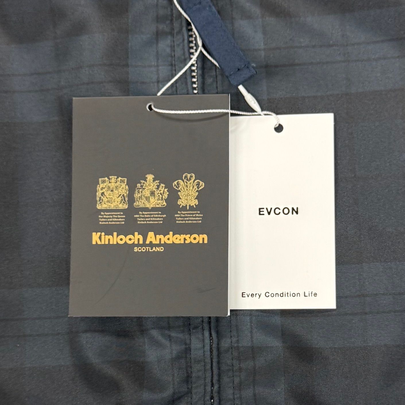参考上代39600円 未使用品 EVCON 24SS ×Kinloch Anderson REVERSIBLE 