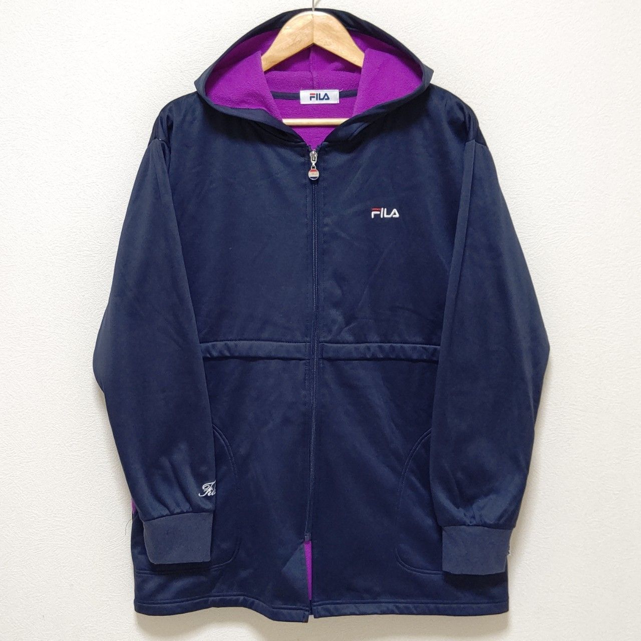 FILA】フィラ ジップアップ パーカー ジャージ 裏地フリース