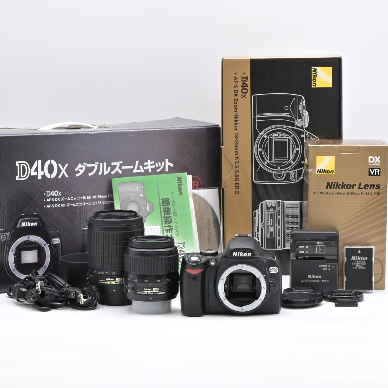 ❣広角も望遠もOK！❣Nikon D40X❣ダブルレンズセットで多彩な撮影❣ Nikon D40x ダブルレンズセット ❣広角も望遠もOK！❣Nikon D40X❣ダブル