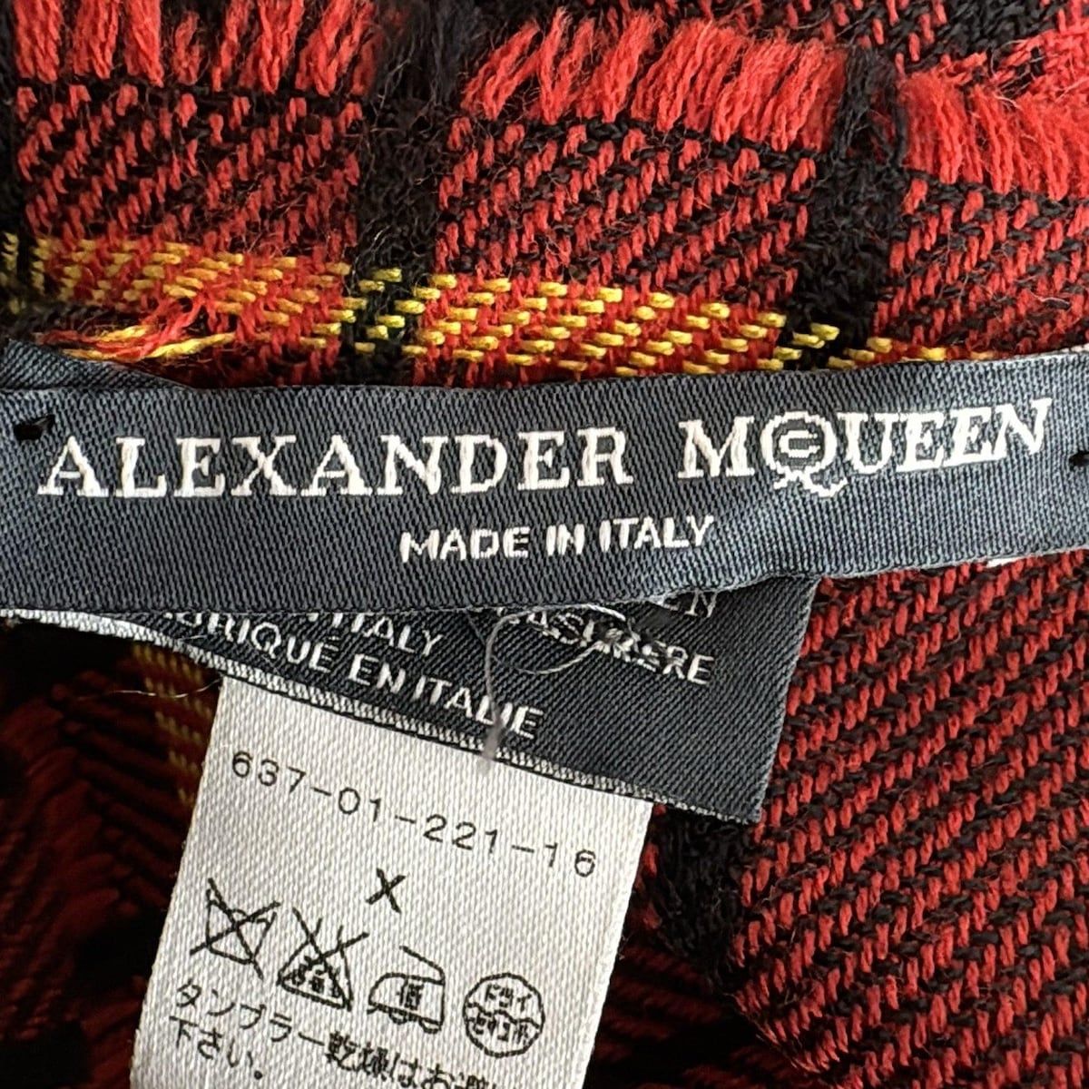 アレキサンダー・マックイーン 高級ストール アレキサンダーマックイーン(Alexander McQueen)アレキサンダー