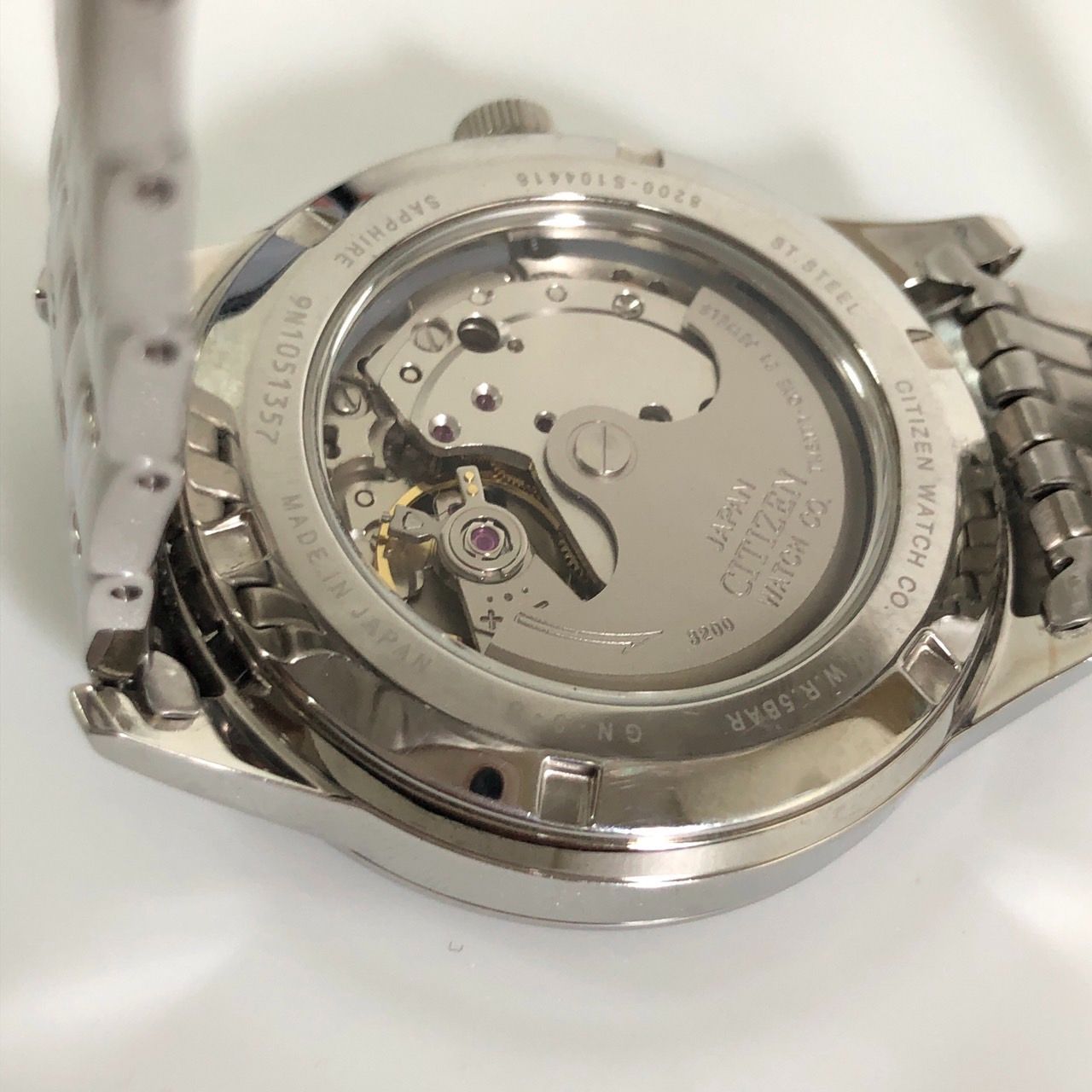 稼働品 美品 CITIZEN シチズン 腕時計 自動巻 8200-s104416 