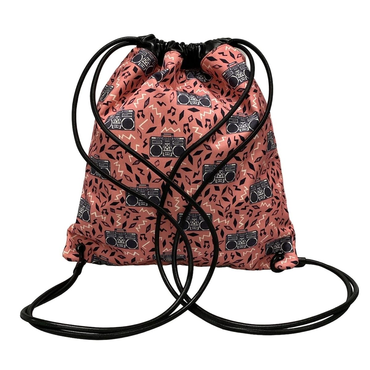 サンローラン パリ テディ 巾着型 バックパック ナップサック レザー ポーチ付 サンローラン パリ テディ 巾着型 バックパック ナップサック レザー