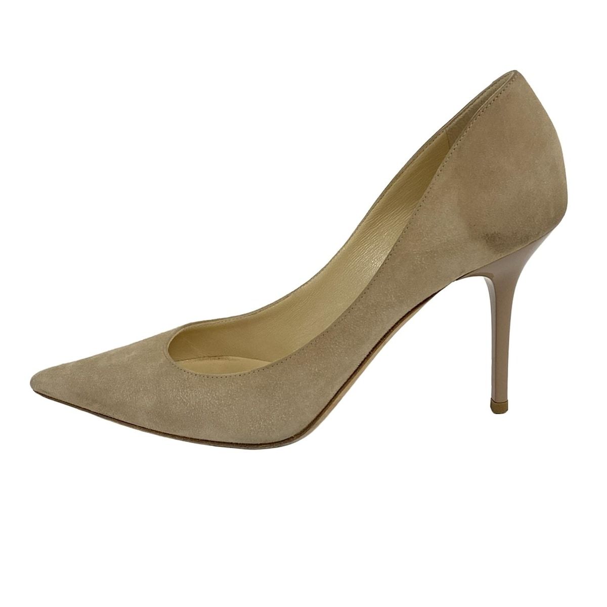 【美品】JIMMY CHOO　パンプス　ベージュ　39 ジミーチュウ JIMMY CHOO 【値下げ】JIMMY ポインテッドトゥ パンプス