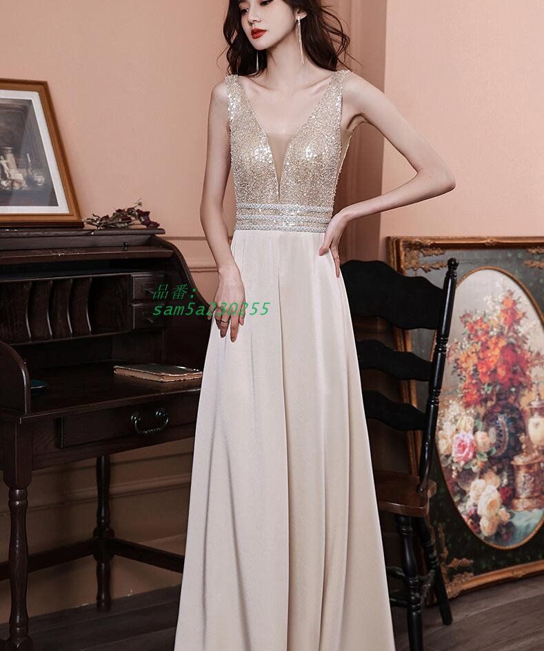 ロングドレス 演奏会用 パーティードレス 結婚式 ドレス ステージドレス マキシ丈 ピアノ 大人 成人式 コー合唱衣装 20代30代40代 発表会 am5a230255 NICORILABO_COM