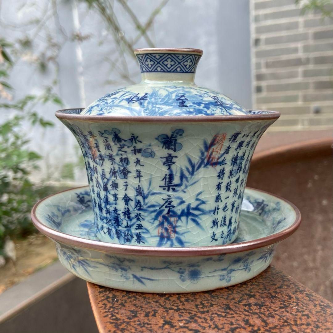 ☆中国美術☆中国陶磁器☆天目調☆マーブル☆落款☆未使用☆茶器☆茶道具☆ 中国宋代 五大名窯 茶器セット 複製 － 三宝堂オンラインショップ