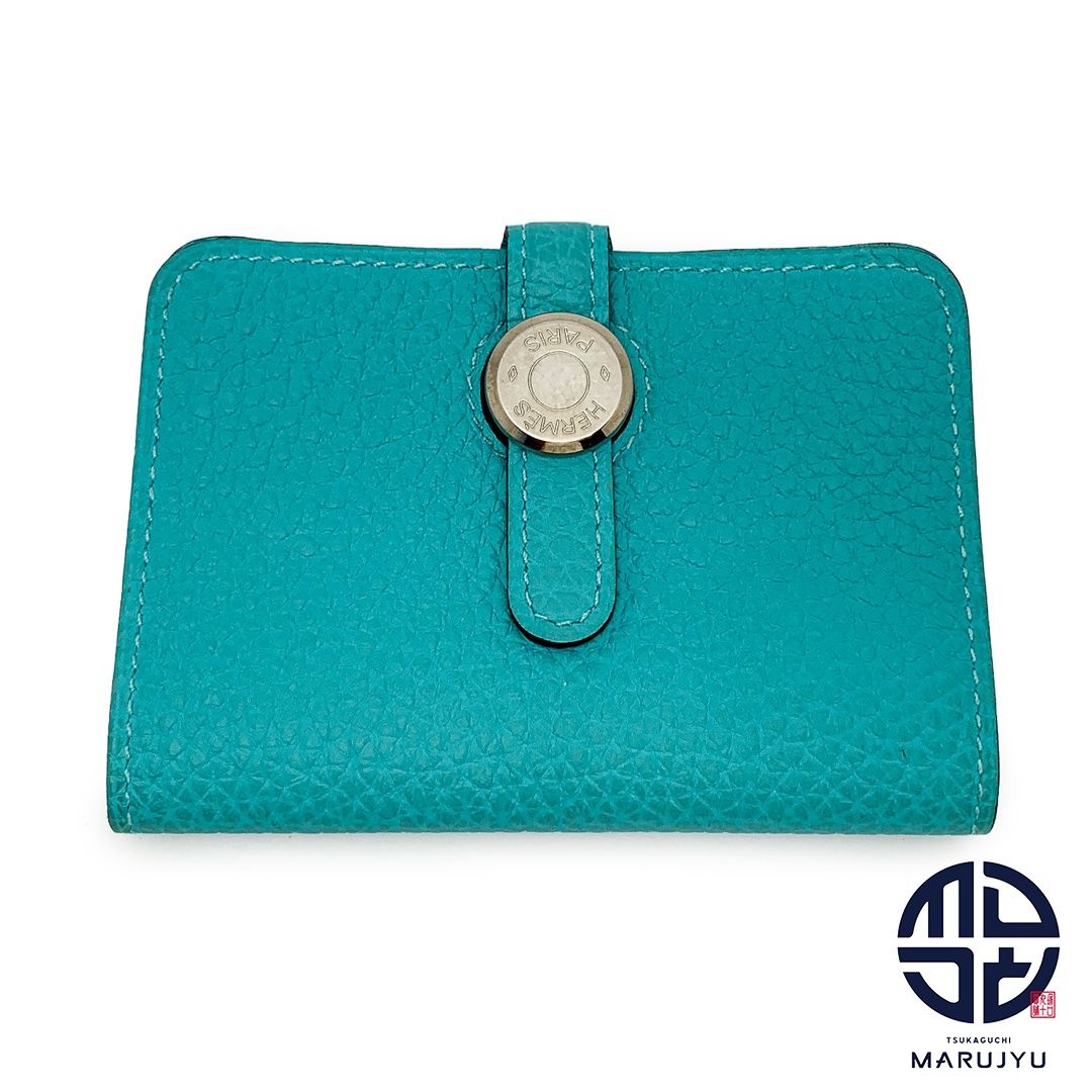 エルメス HERMES ドゴン トゴ 小銭入れ カードケース 名刺入れ ブルー