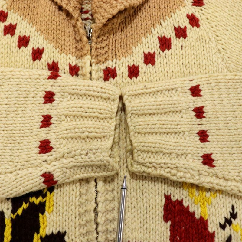 60s vintage カウチンセーター クラシックカー ニットセーター メンズ