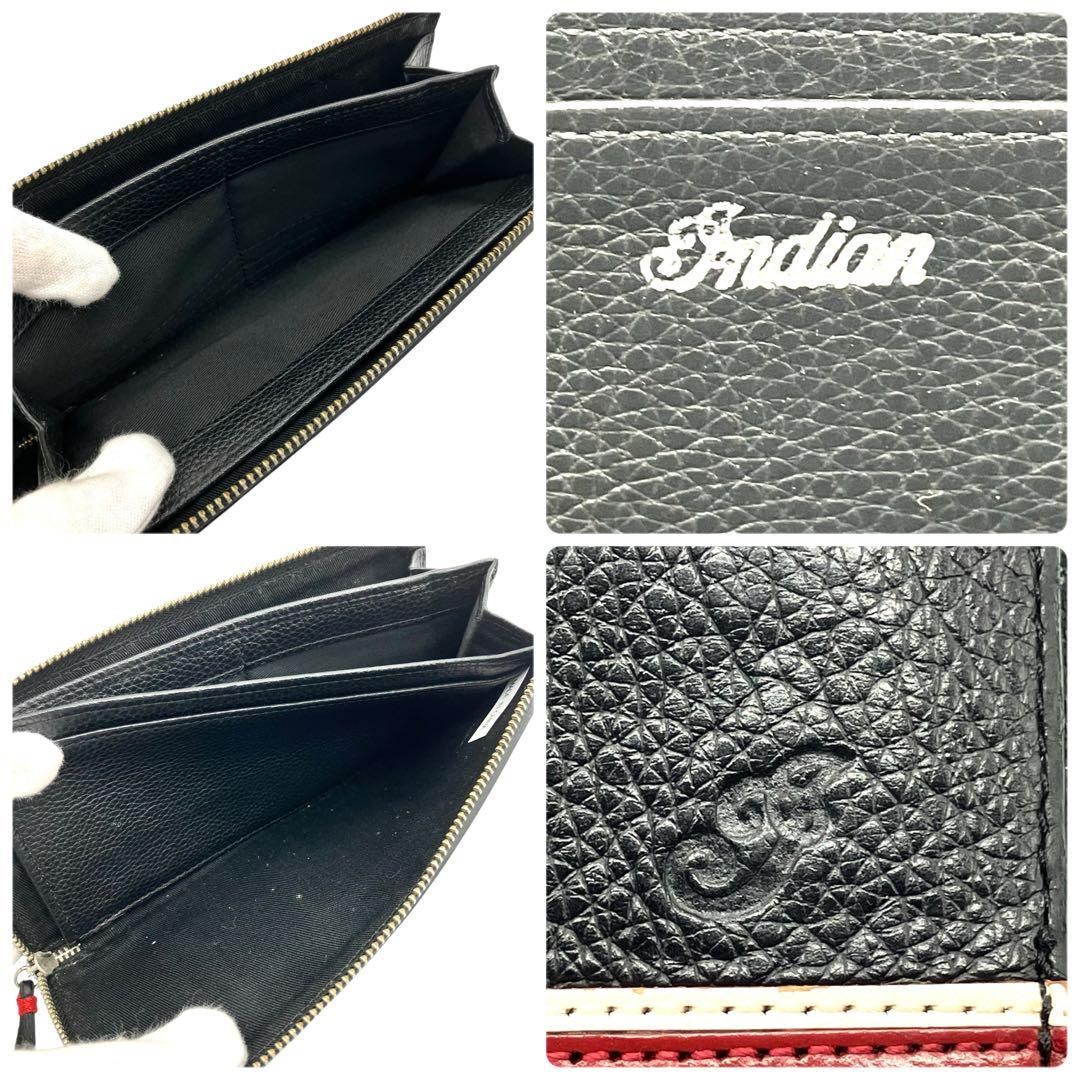 良品 1792 Indian Montorcycle 長財布 レザー ブラック - メルカリ
