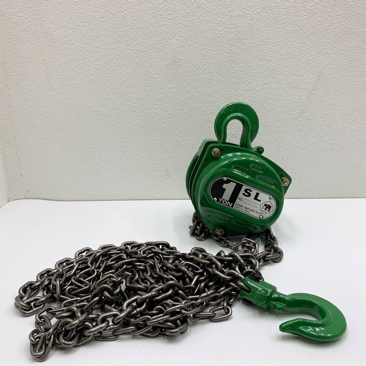 1トン チェーンブロック 象印 SL 美品 吊り下げ けん引 - メルカリ