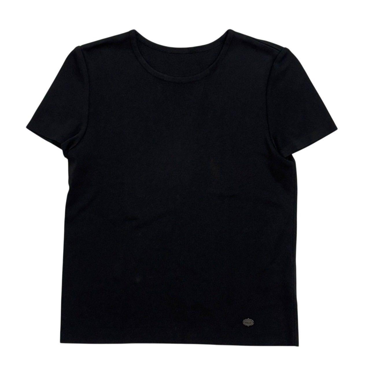 FOXEY フォクシー 半袖トップス 黒 無地 シンプル レディース