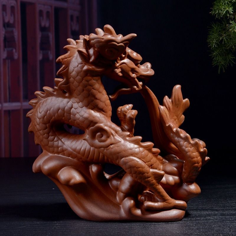 【美品】龍　彫刻　香炉　天然素材　置物　インテリア　工芸品　美術品　A3228 美品】龍彫刻香炉天然素材置物インテリア工芸品美術品A3228