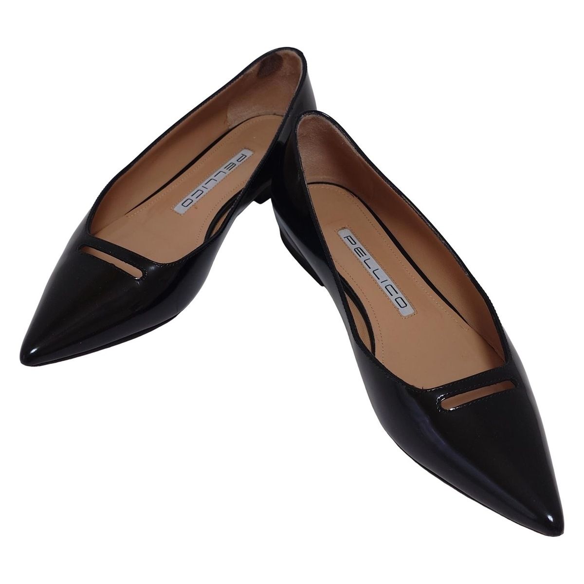 PELLICO ペリーコ フラットシューズ 37 レディース - 黒 レザー