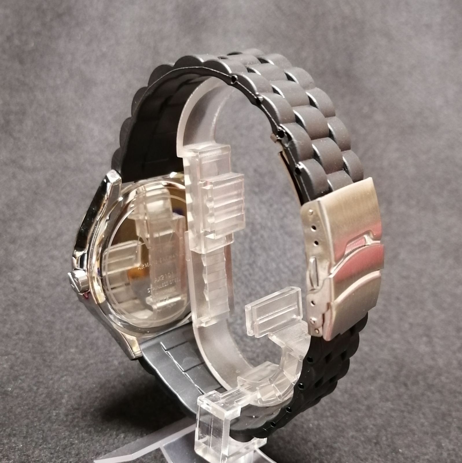 アルマーニ 腕時計 新品 クロノ 未使用 エクスチェンジ 並行輸入品 AX2098